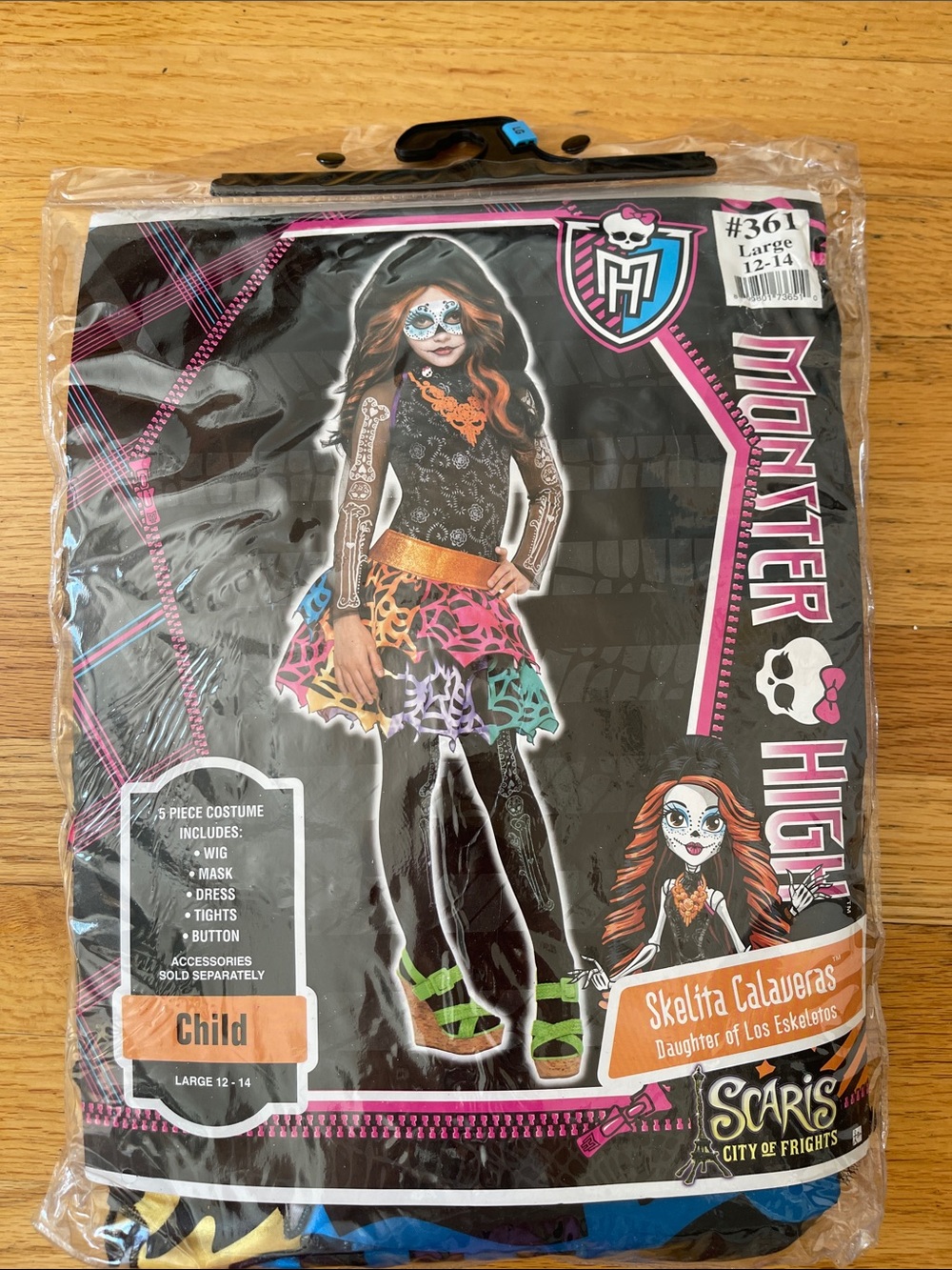 NEW - Monster High Skelita Calaveras Costume